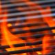 Image of flames on a BBQ Grill